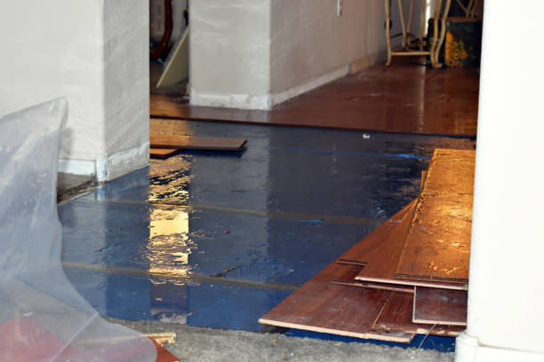 Professional Burst Pipe Cleanup technician working in Cameron, NC